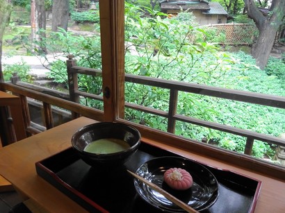 150830爲三郎記念館⑭、抹茶と季節の和菓子 (コピー).JPG